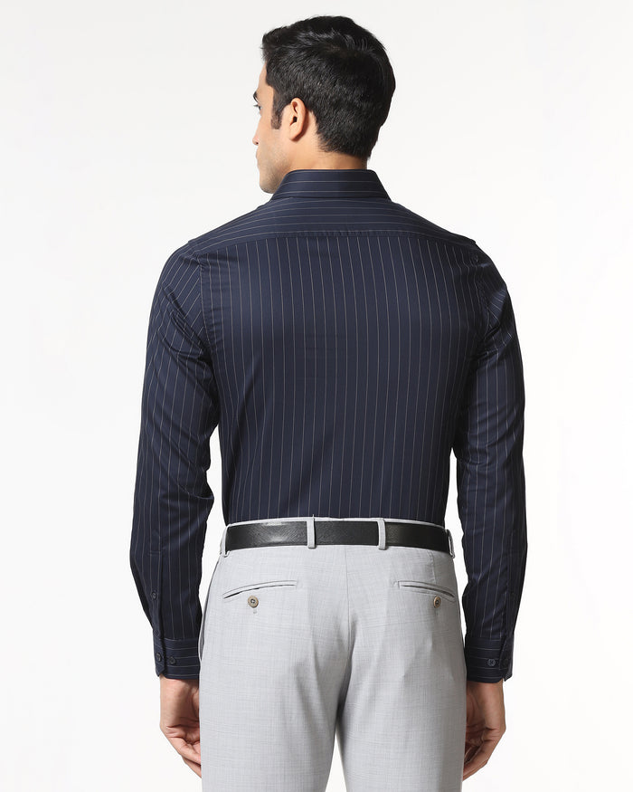 Navy Stripe Shirt - Eager