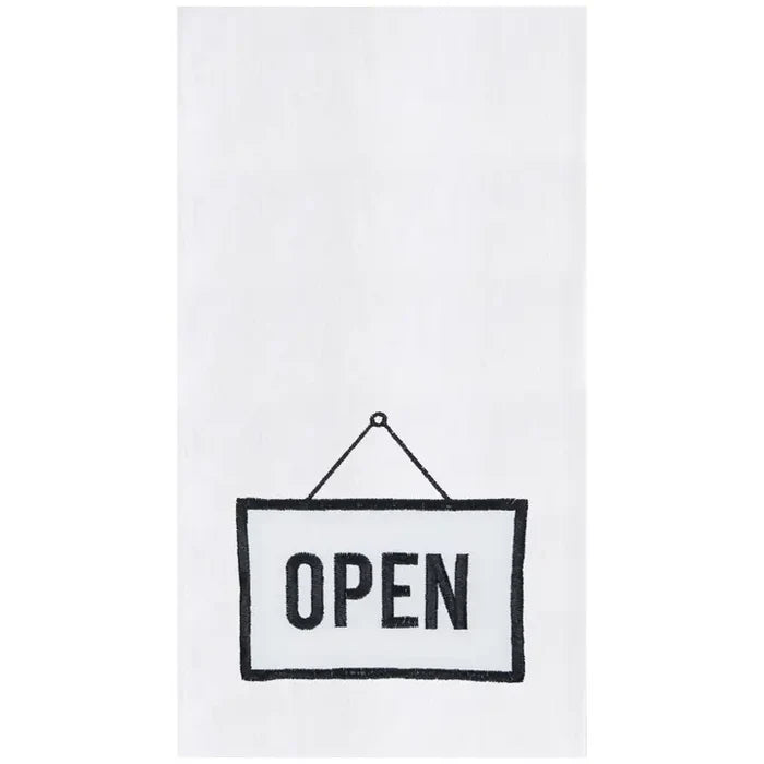 Open/Closed Kitchen Towel