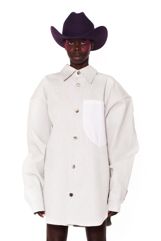 Oversize Denim Shirt