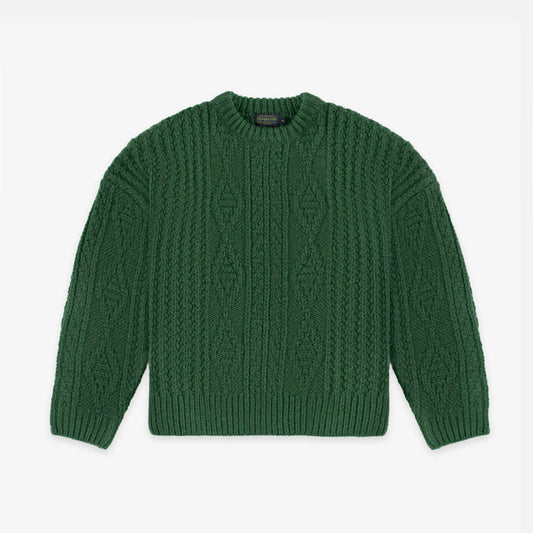 Pendleton Cable Knit Sweater - Pine Green