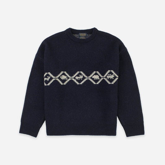 Pendleton Lost Trail Sweater - Navy