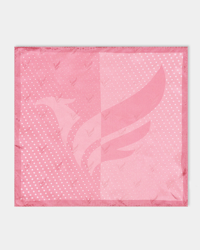Pink Printed 100% Silk Pocket Square - Wilkie