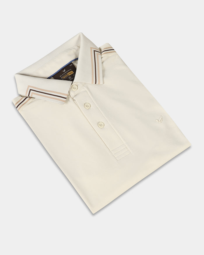 Powder Yellow TechPro Solid Polo - Logan