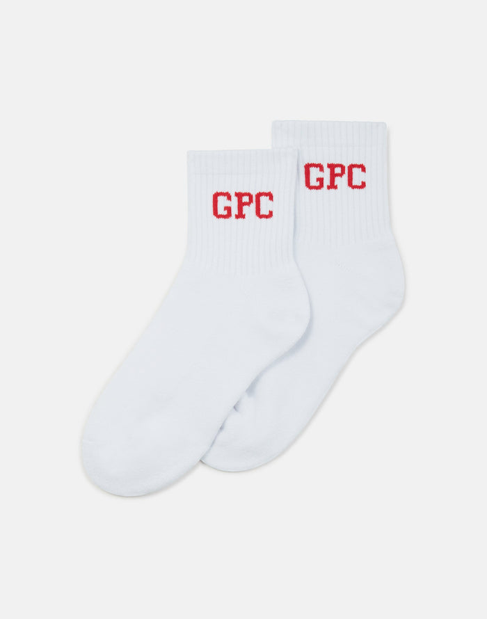 Quarter Length Everyday Sock in Power Red