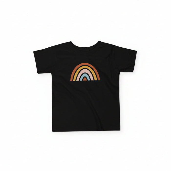 Kids Short Sleeve Cotton Tee Rainbow, Kids Tops Gender Neutral, Kids Clothing, Toddler Clothing, Kids Tees, Made in the USA | Pippa + June