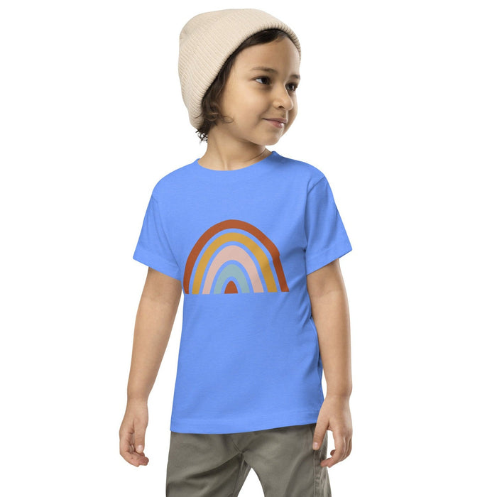 Kids Short Sleeve Cotton Tee Rainbow, Kids Tops Gender Neutral, Kids Clothing, Toddler Clothing, Kids Tees, Made in the USA | Pippa + June