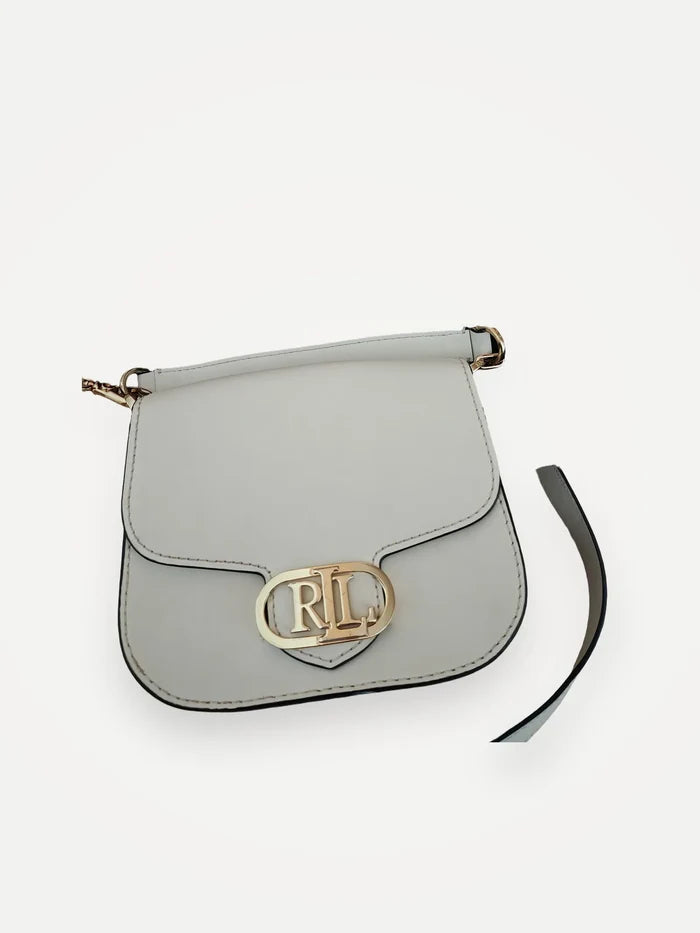 Ralph Lauren-skinnaxelremsväska