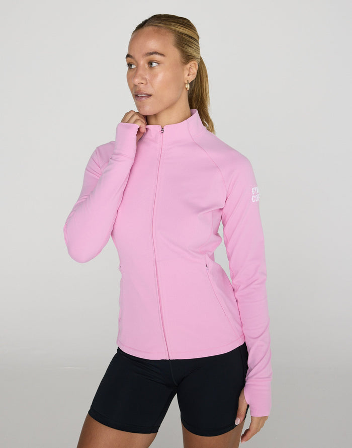 Relentless Full Zip in Pink Blossom