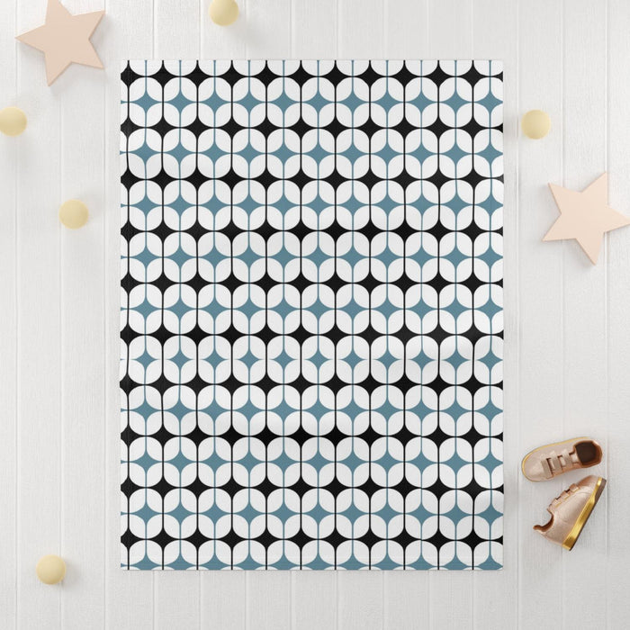 Retro Baby Blankets Mid Century Modern Geometric, Nursery Bedding, Modern Nursery, Baby Bedding | Pippa + June