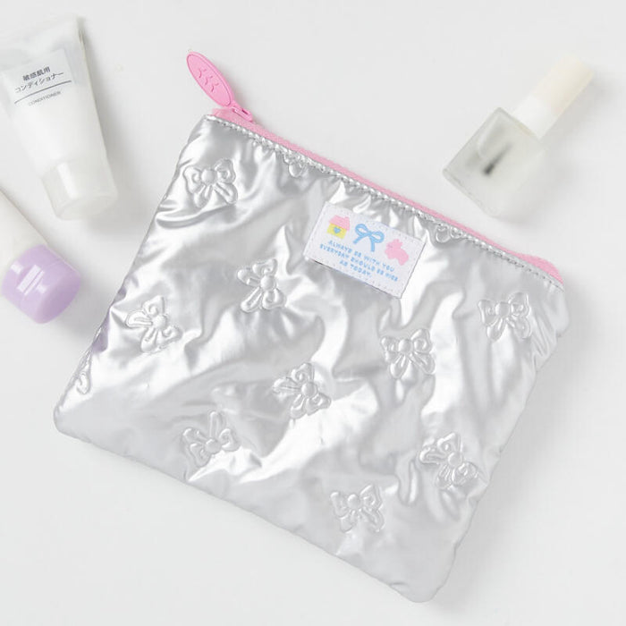 RIBBON SILVER POUCH ? PINK - COKODIVE