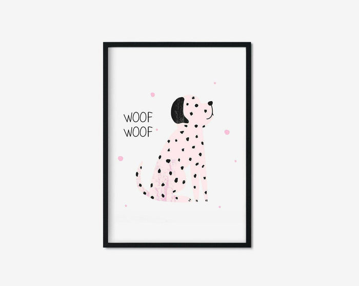 Kids Modern Dog Art Print, Kids Modern Art Prints, Nursery Art Prints, Kids Wall Art, Nursery Wall Art, Kids Modern Art Prints, Kids Bedroom
