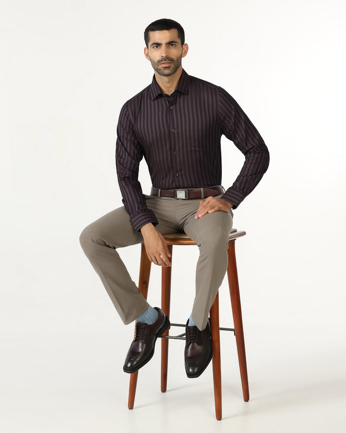 Rust Stripe Shirt - Refute