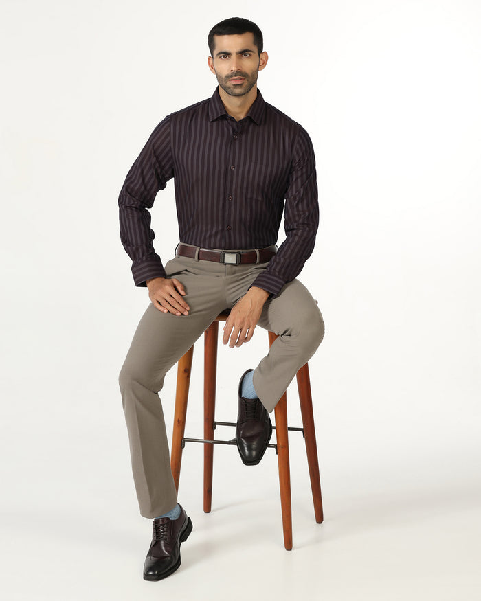 Rust Stripe Shirt - Refute