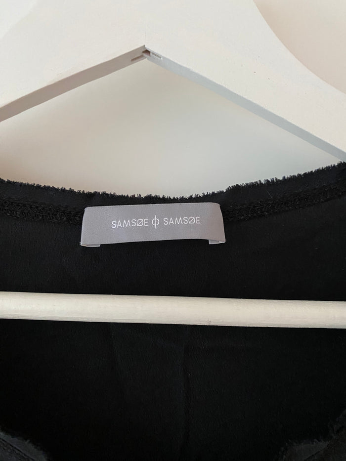 Samsøe Samsøe Lovia Sleeve Silk-sidenklänning