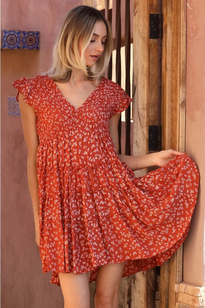 Scarlet Hour Mini Dress