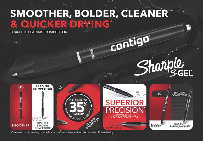 Sharpie® S-Gel White Barrel