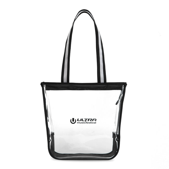 Sigma Clear Zippered Tote