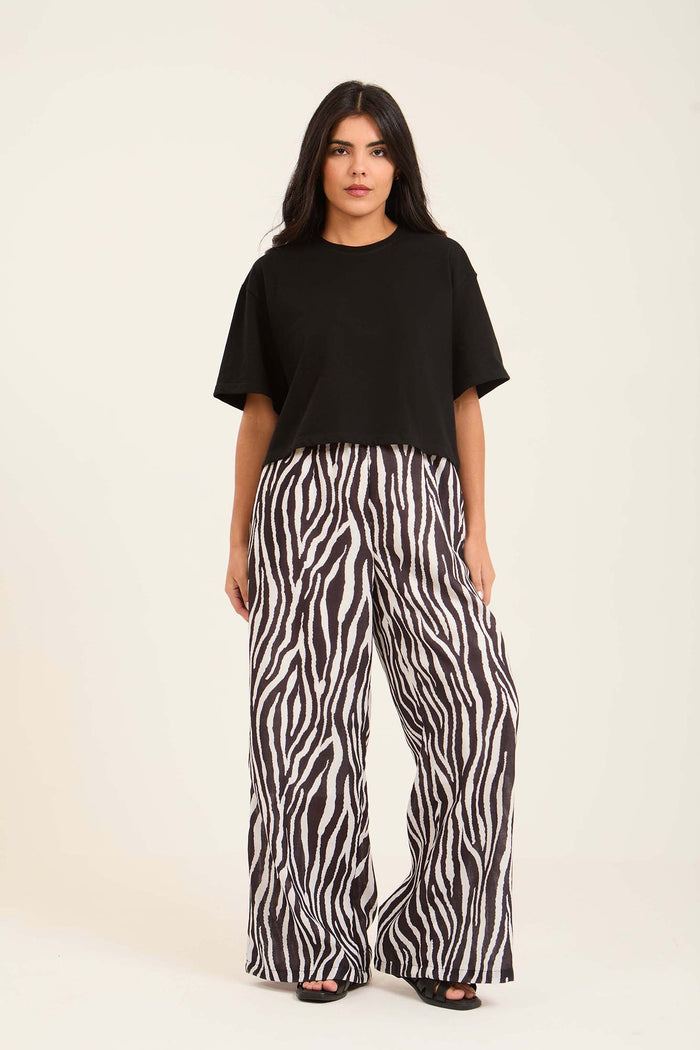 Slip On Cotton Short Basic Tee