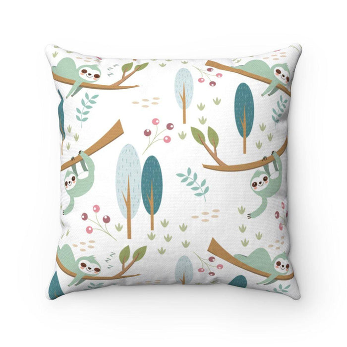 Kids Throw Pillow Sloth, Kids Bedding, Kids Nursery Decor and Accessories, Made in the USA | Pippa + June
