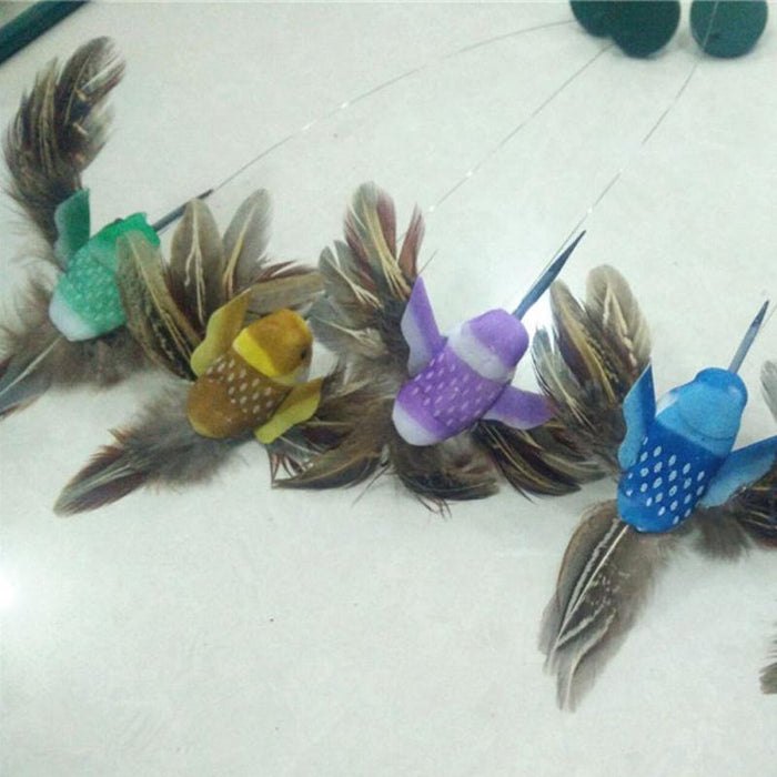 Solar Power Vibration Dancing Fluttering Hummingbird Birds - foxberryparkproducts