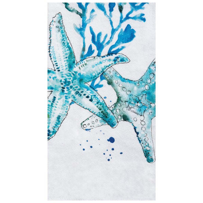 beach theme hand towel