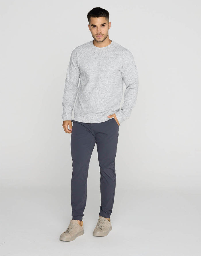 Textured Sweatshirt in Heather Grey