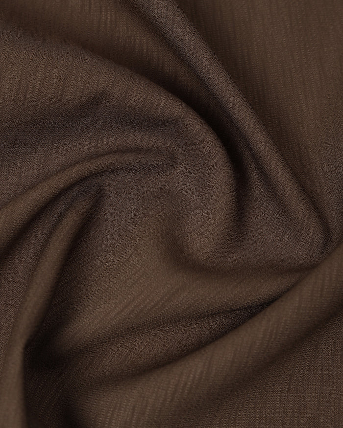 Tobacco Brown Solid Shirt - Tanin