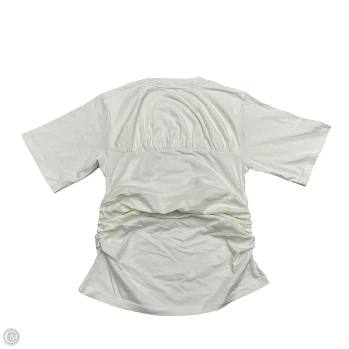 Top Short Sleeve By Nation In White, Size: M