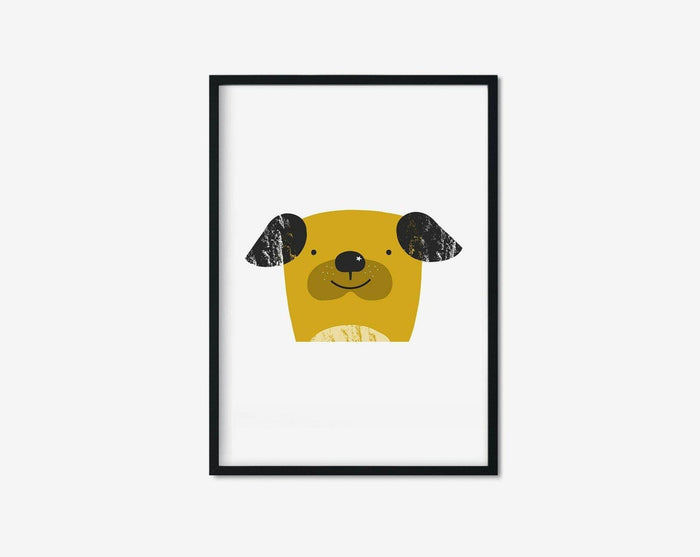 Kids Wall Art Gender Neutral Puppy Dog, Kids Wall Prints, Kids Wall Decor, Boys Art, Nursery Wall Art, Nursery Decor, Kids Wall Decor, Kids Bedroom Wall Decor, Made in the USA | Pippa + June