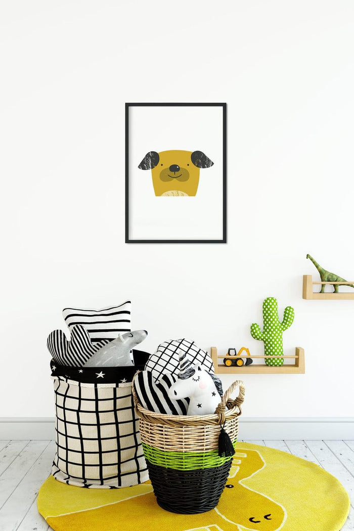 Kids Wall Art Gender Neutral Puppy Dog, Kids Wall Prints, Kids Wall Decor, Boys Art, Nursery Wall Art, Nursery Decor, Kids Wall Decor, Kids Bedroom Wall Decor, Made in the USA | Pippa + June