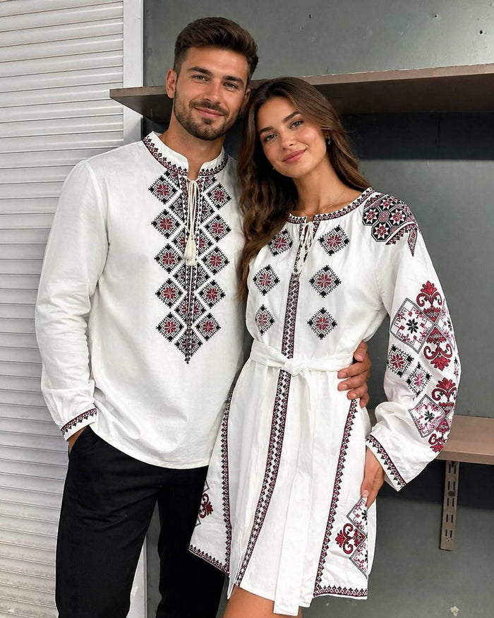 TOGETHER Vyshyvanka Matching Set