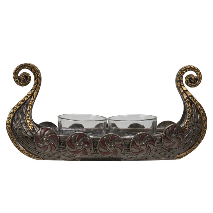 Viking Ship Votive Holder