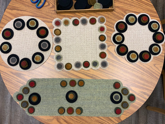 Vintage Diamond Penny Mat Kit