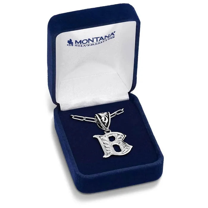 Western Initial B Necklace