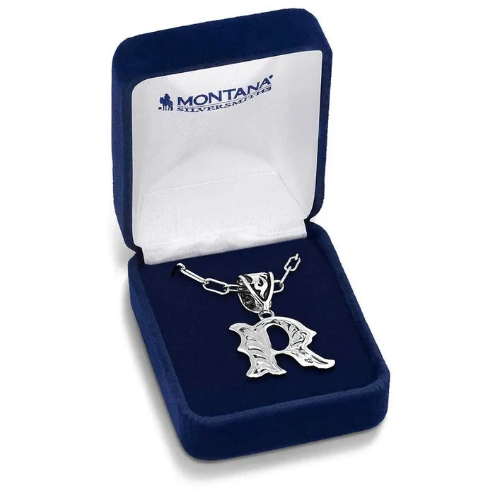 Western Initial R Necklace