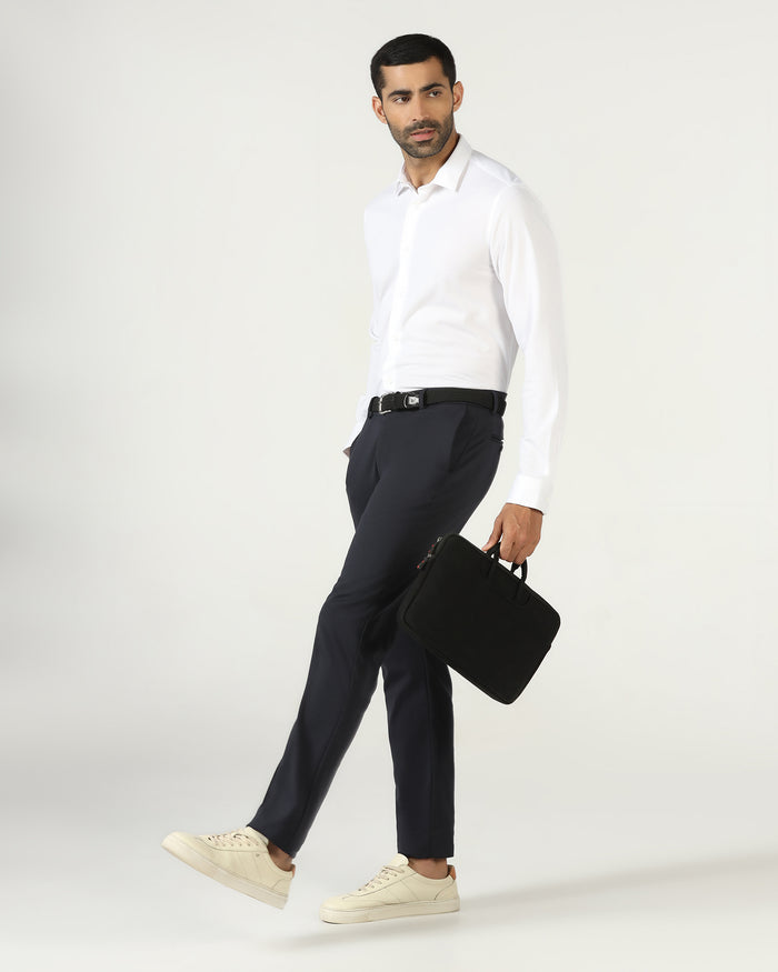 White Techpro Stripe Shirt - Keish