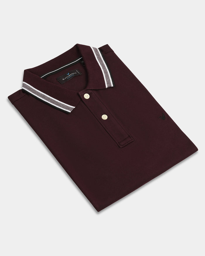 Wine Solid T-Shirt - Taurus